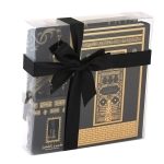 Black and Gold Quran and Attar Gift Set