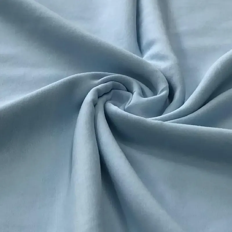 cotton silk – sky blue