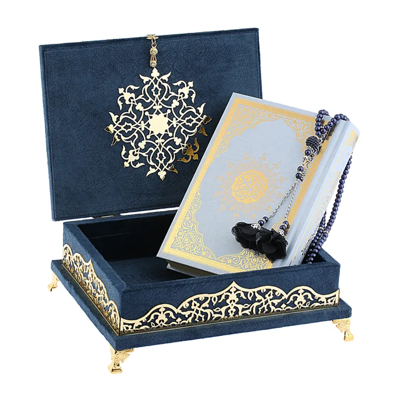 large blue quran gift set 1