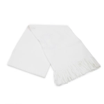 White Nalain Scarf for Muslim Men