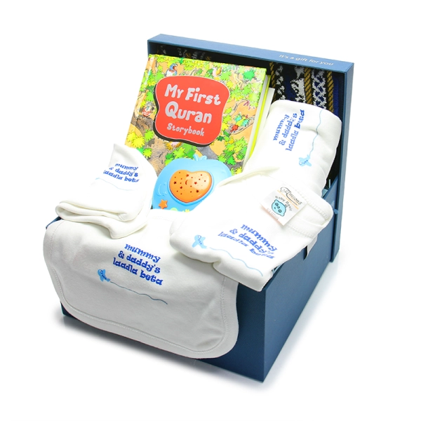 Amsons’ baby boy gift hamper