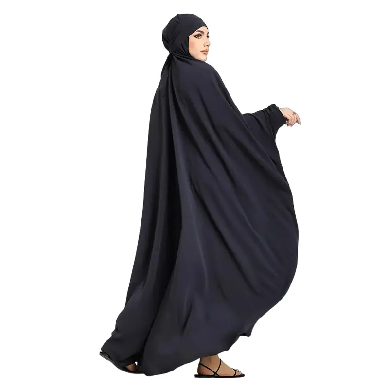 One Piece Charcoal Muslim Jilbab