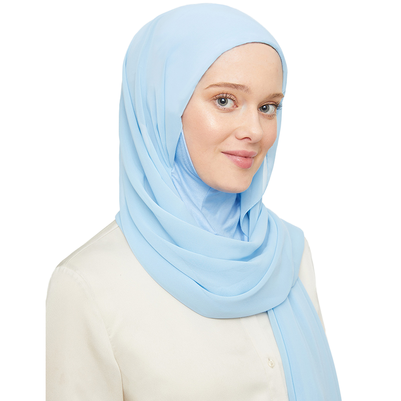 Instant Hijab Baby Blue