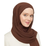 Brown Ninja Instant Hijab Scarf