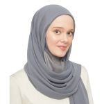 Grey Ninja Instant Hijab Scarf