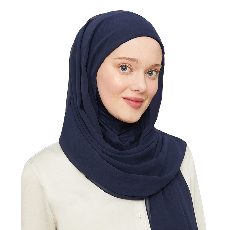 Instant Hijab Navy Blue