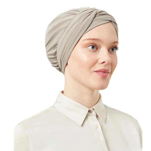 Moccasin Pre-Tied Instant Turban Scarf