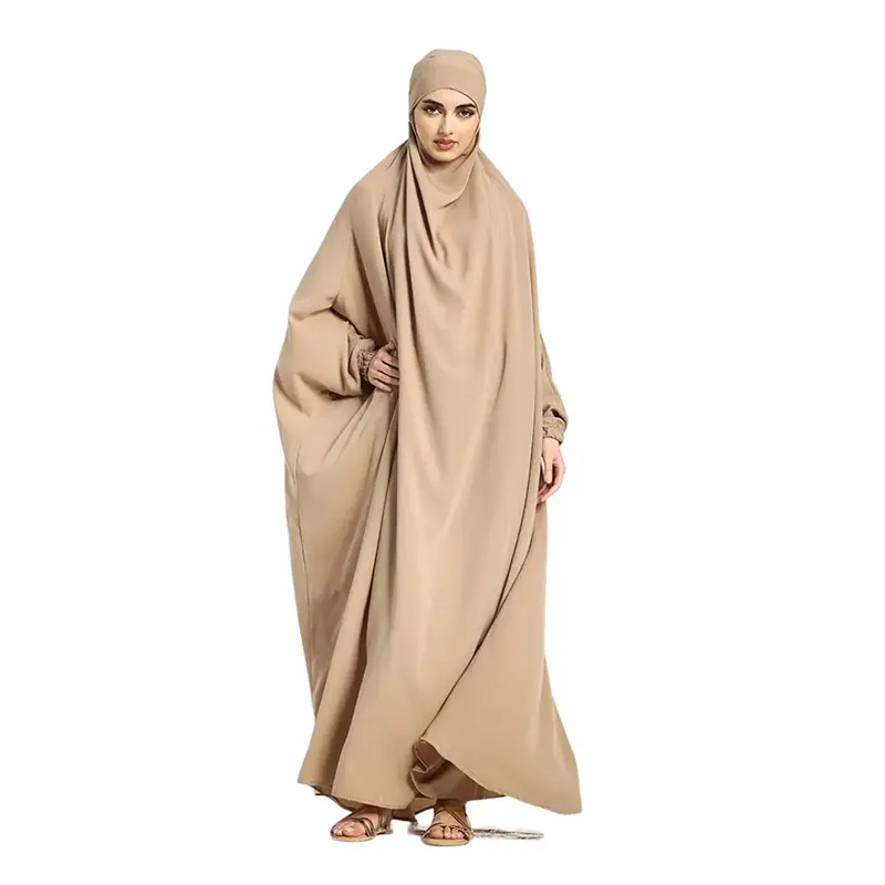 camel one-piece free-size Jilbab