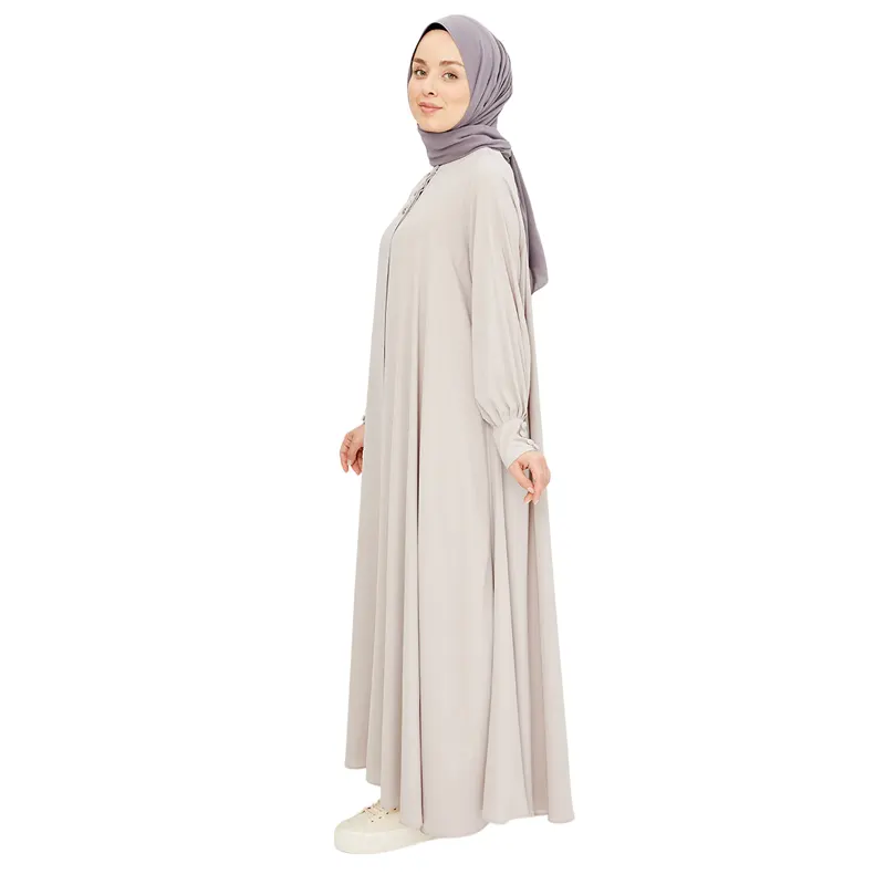 white Muslim abaya at Amsons