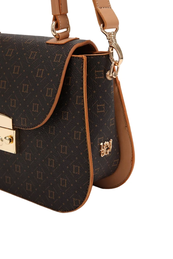 dark brown luxury bag