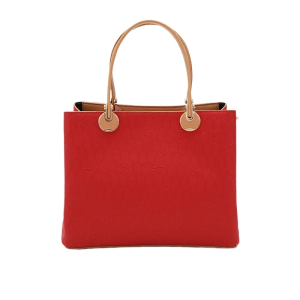 Red Women’s Medium Top Handle Tote Bag