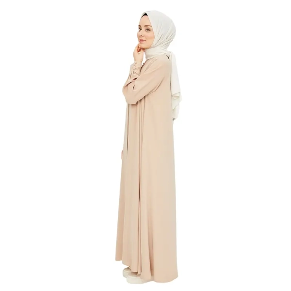 Women's Tan Muslim Abaya