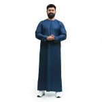 Omani Tassel Navy Thobe