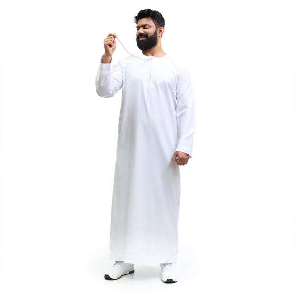 Omani White Tassel Thobe