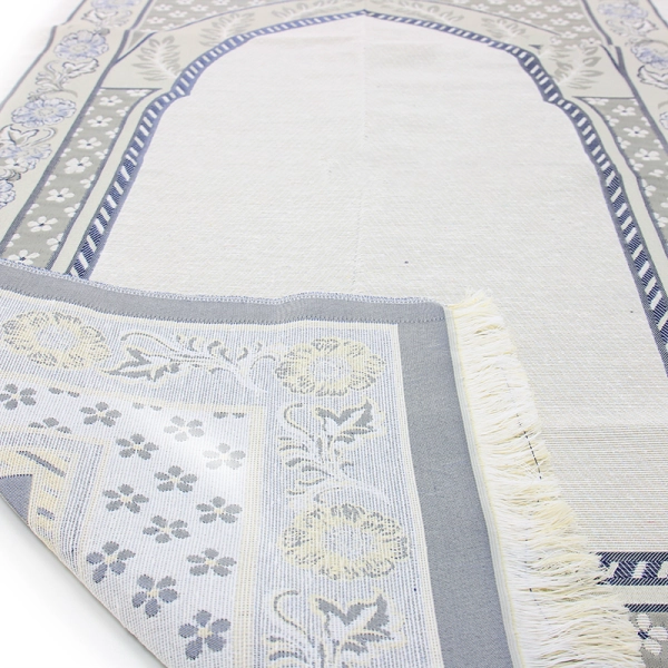 Light Weight Beige And Grey Prayer Mat