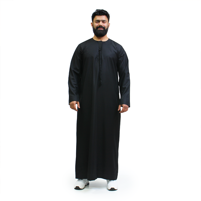 Shop Black Omani Tassel Thobe