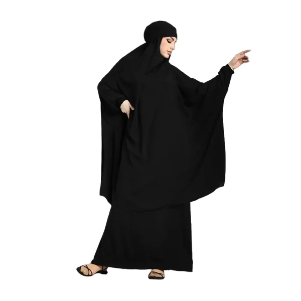 Shop Two Piece Black Muslim Jilbab