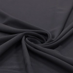 Chiffon Black Muslim Hijab