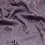 Lilac Shimmer Printed Muslim Hijab