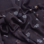 Elaan Print Black Muslim Hijab