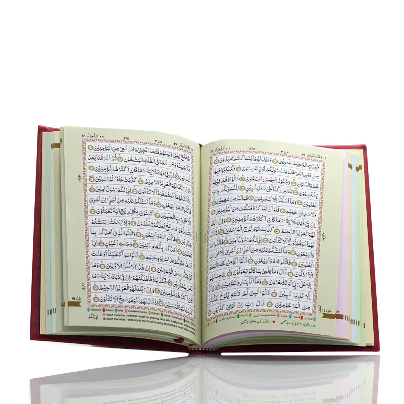 the holy quran colour tajweed 123 red-2