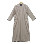 Omani Boys Oat Satin Thobe