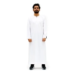 Online White Omani Men Thobe