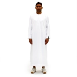 White Satin Omani Thobe