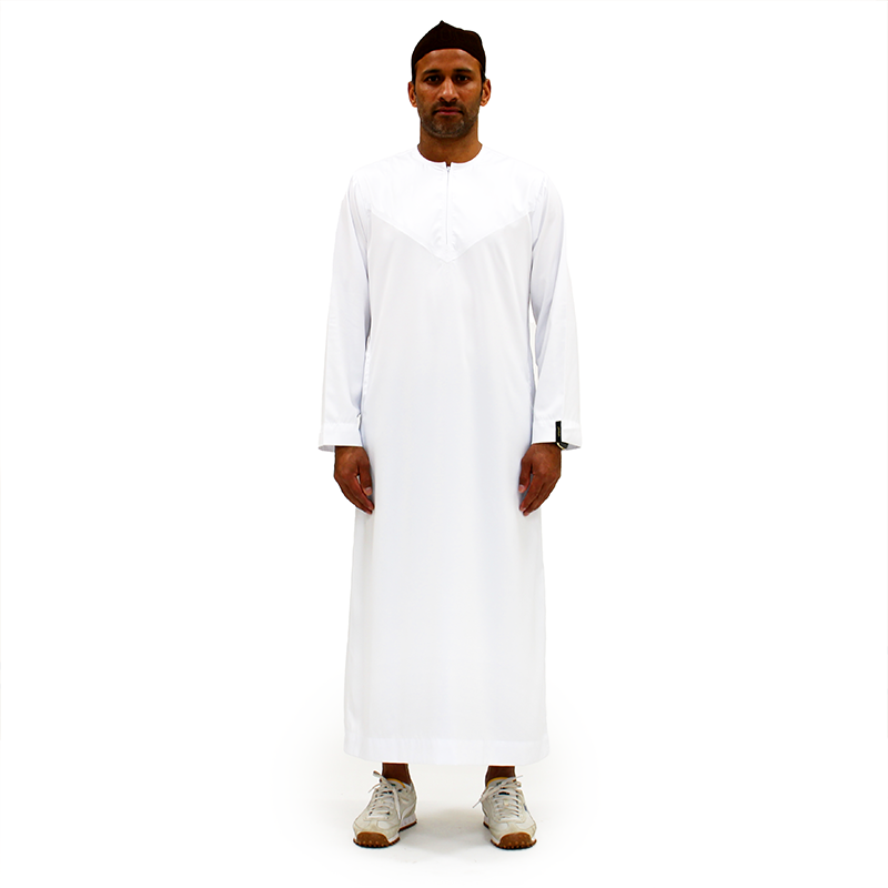 White Satin Omani Thobe