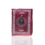 Red Travel Muslim Prayer Mat With Compass