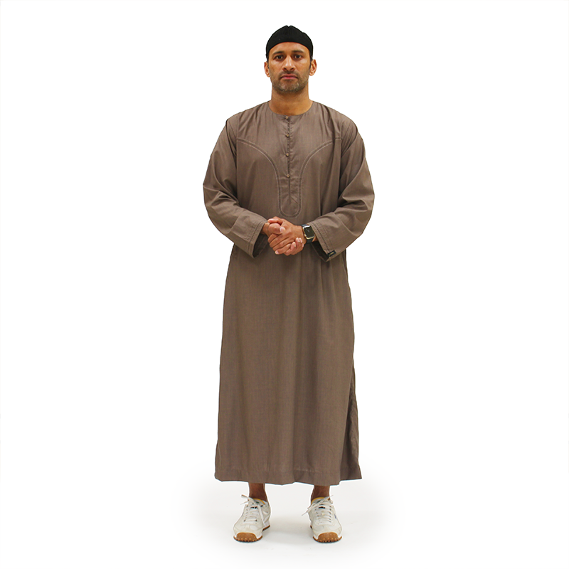 Buy Omani Brown Light Weight Thobe