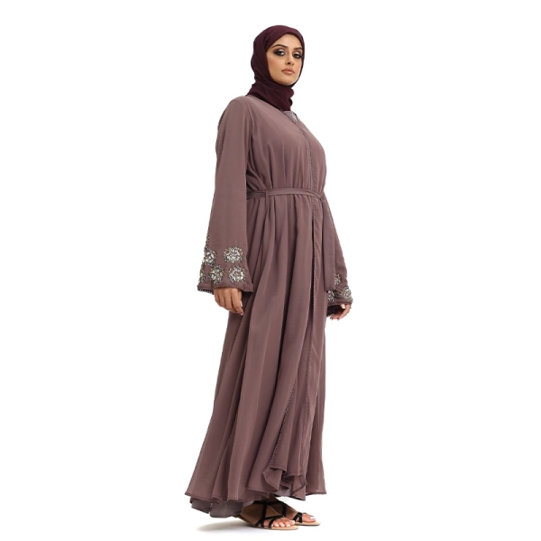 Chiffon Hawa Brown Kimono