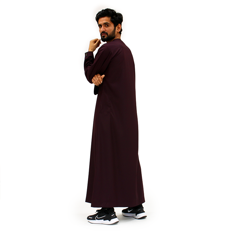 Omani Purple Men Thobe