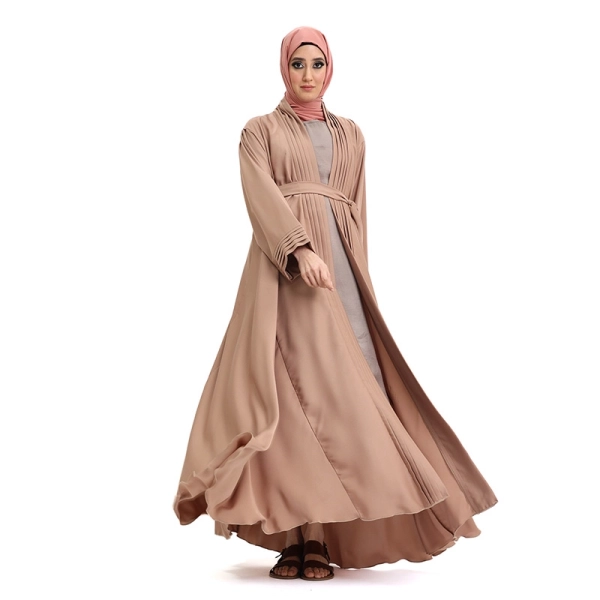 Sumiyyah Belted Nude Kimono