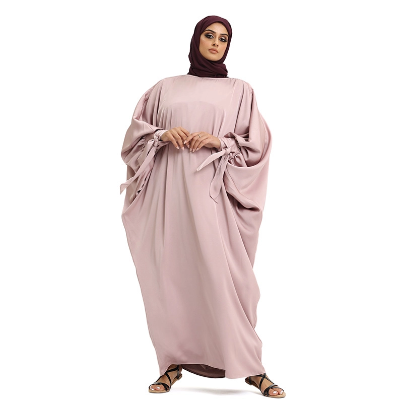 Muslim prayer abaya in blush colour