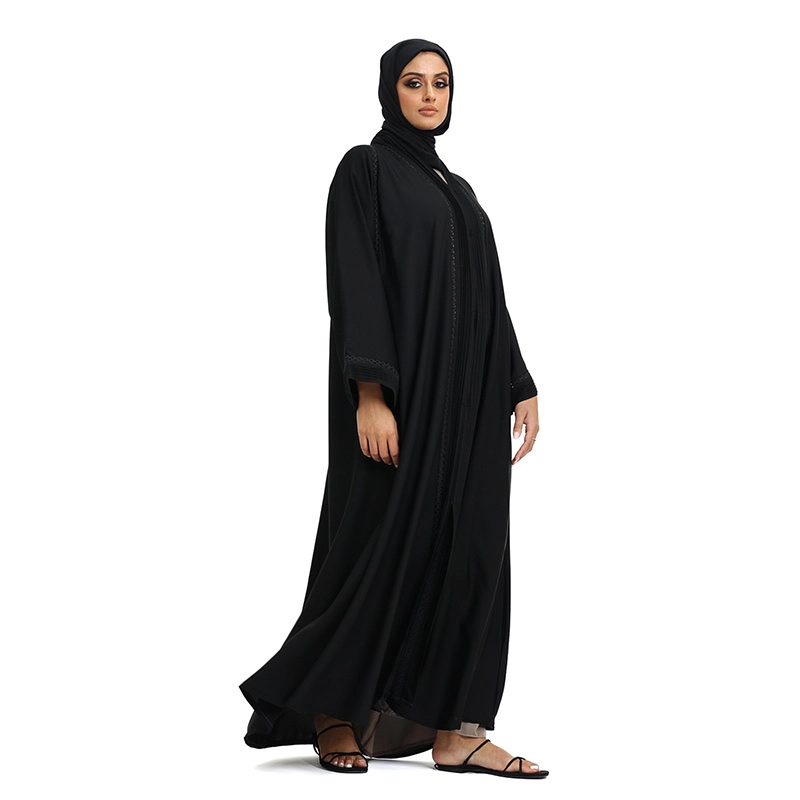 Sana Emirati Black Abaya