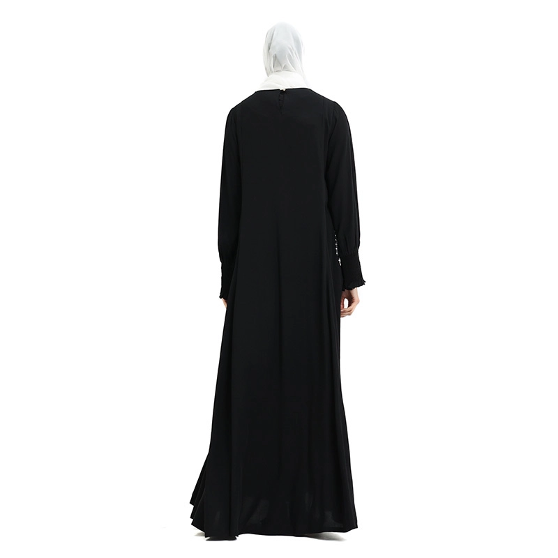 Muslim prayer abaya in black