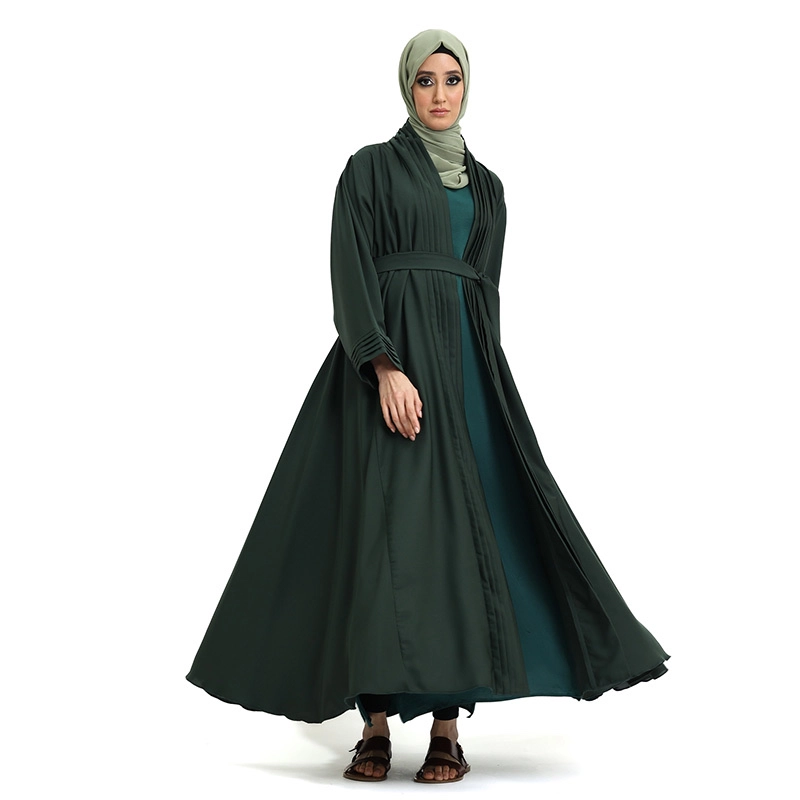 Sumiyyah Belted Forest Green Kimono