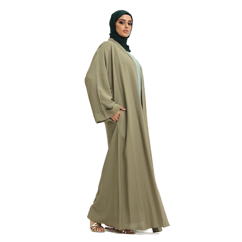 Muslim Kimono in green colour