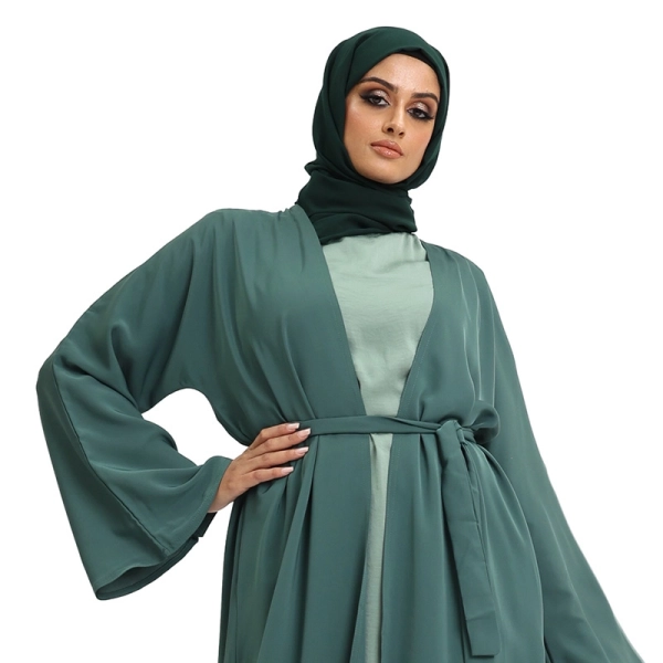 Basic Light Teal Nida Fabric