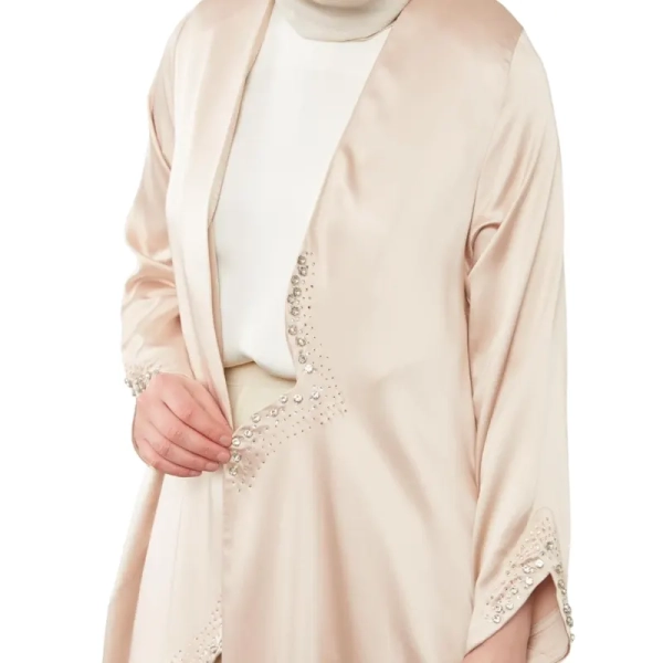 Premium Satin Rose Kimono