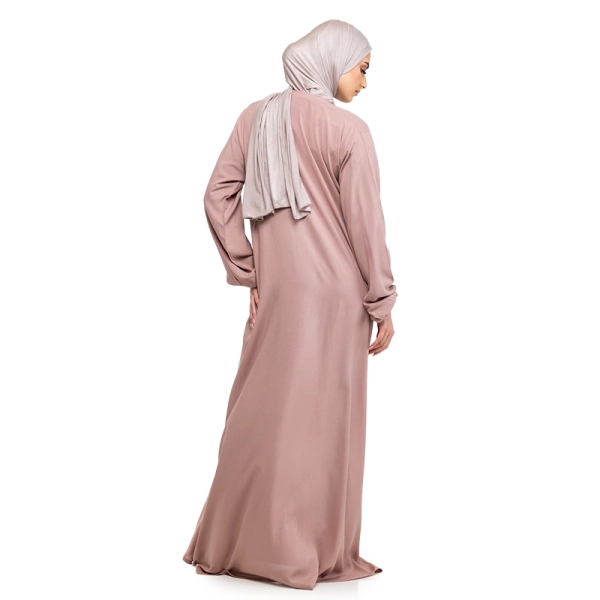 Hajj And Umrah Rose Pink Abaya Online