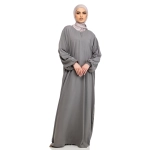 Grey Hajj And Umrah Abaya