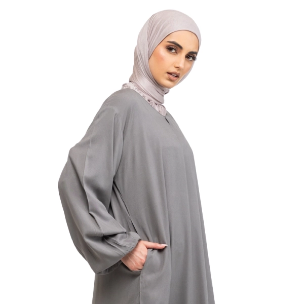 Hajj And Umrah Grey Abaya